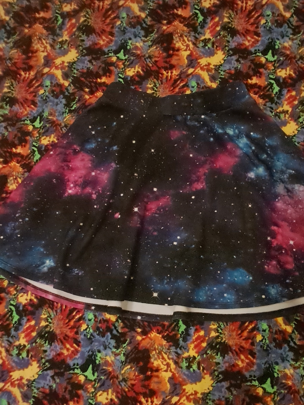Hot Topic Galaxy Skirt